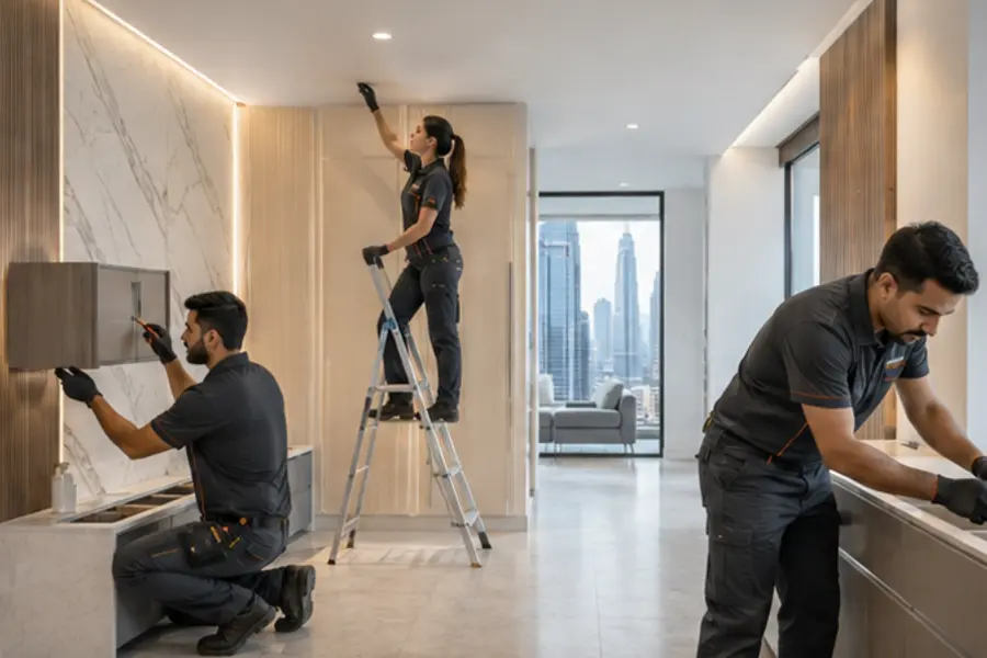 Interior fit-out capability